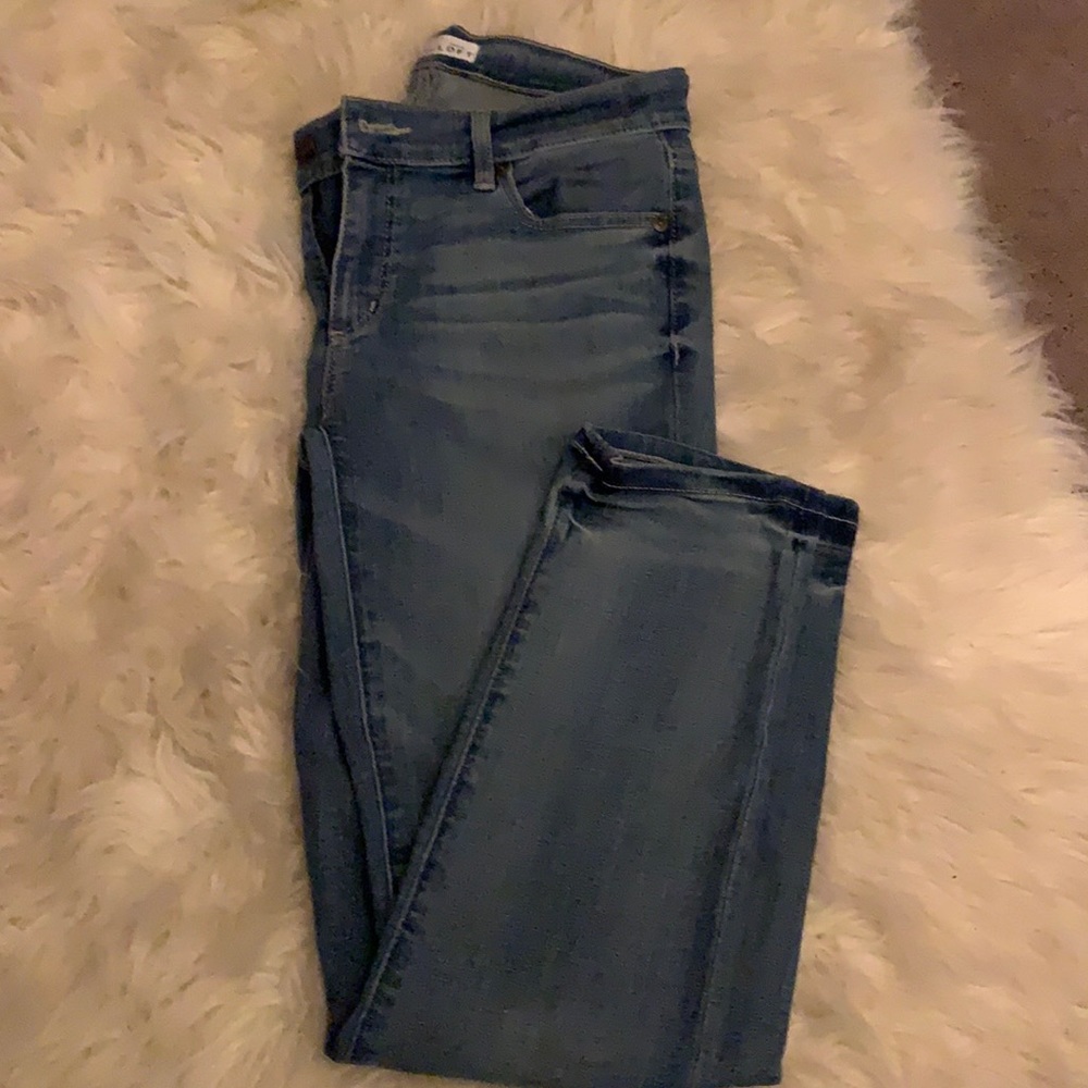 Loft soft cropped Capri jeans